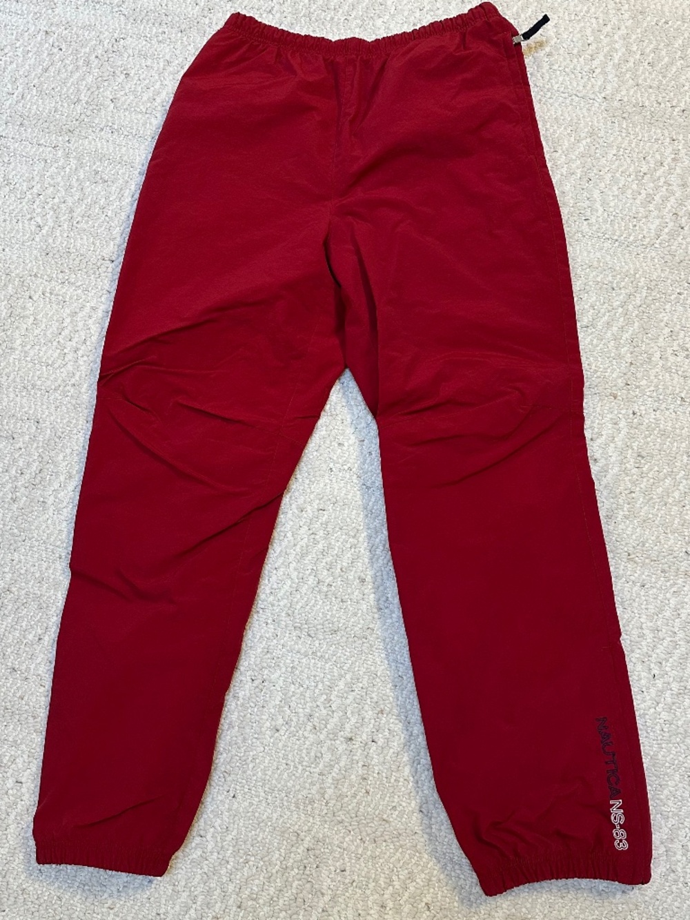 Nautica Men’s Nylon Windbreaker Track Pants Size L